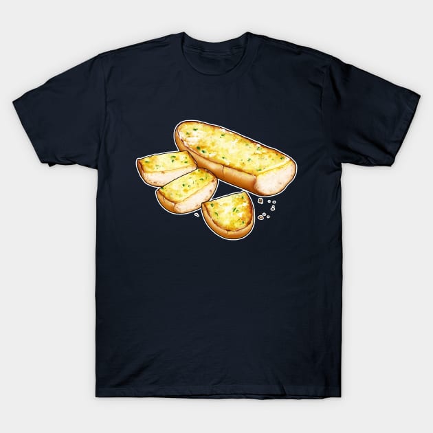 Garlic Bread T-Shirt by theghostfire